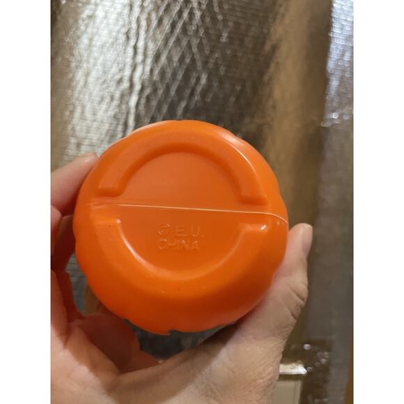 Halloween 6" Orange Jack-o-Lantern Pumpkin Plastic Tumbler Cup - Picture 3 of 3